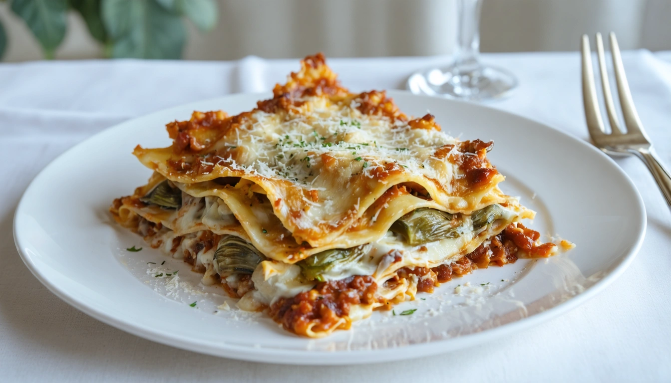 lasagne ai carciofi